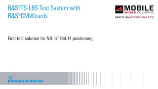first test solution for nb-iot rel.14 positioning presented at gsma mwc 2018