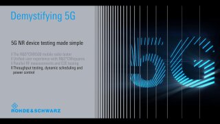 Demystifying 5G - 5G NR throughput testing, dynamic scheduling and power control